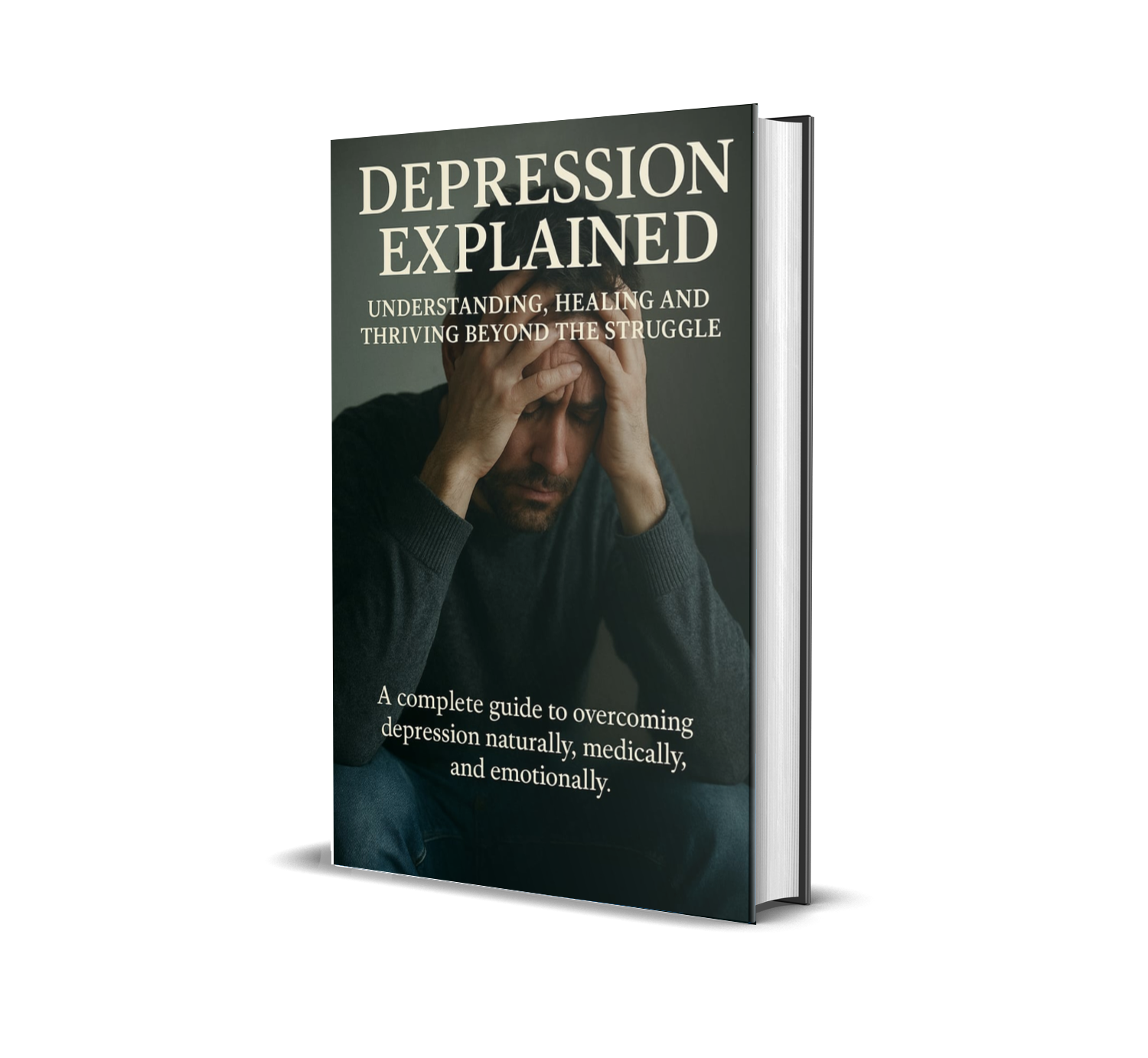 “Depression Explained: Understanding, Healing & Thriving Beyond the Struggle” A complete guide to overcoming depression naturally, medically, and emotionally.
